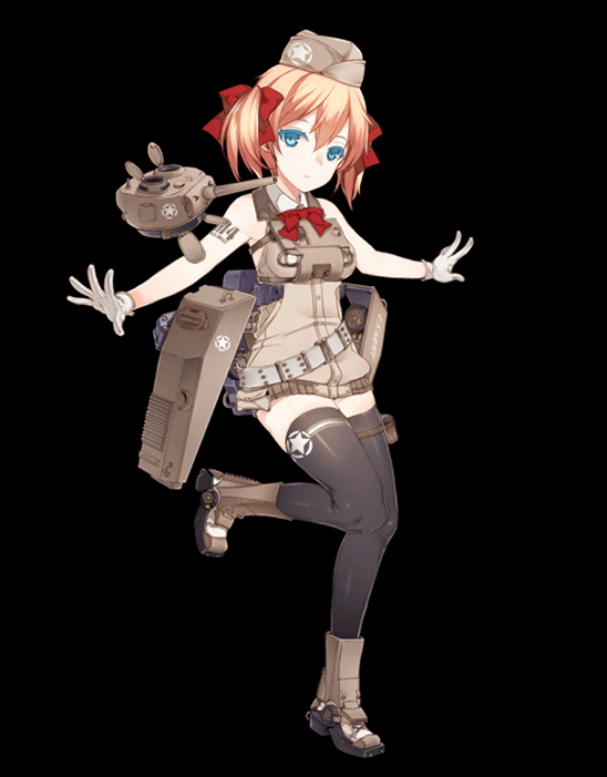 Sherman Mk-IV illustration captured from her Live2D